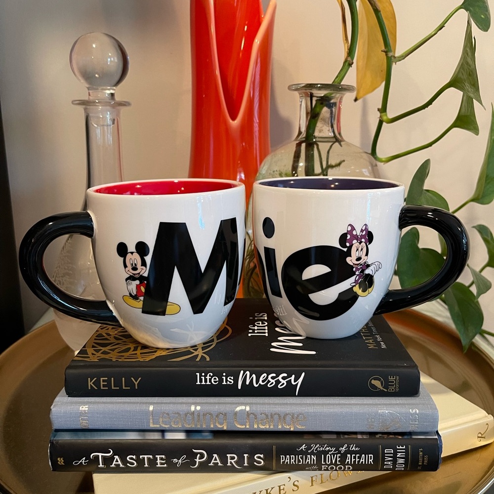 Disney Mickey and Minnie Mouse Mug Set
